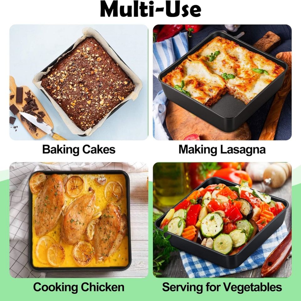 Carbon Steel Pizza Baking Pan Bread Loaf Mold Bakeware Tray