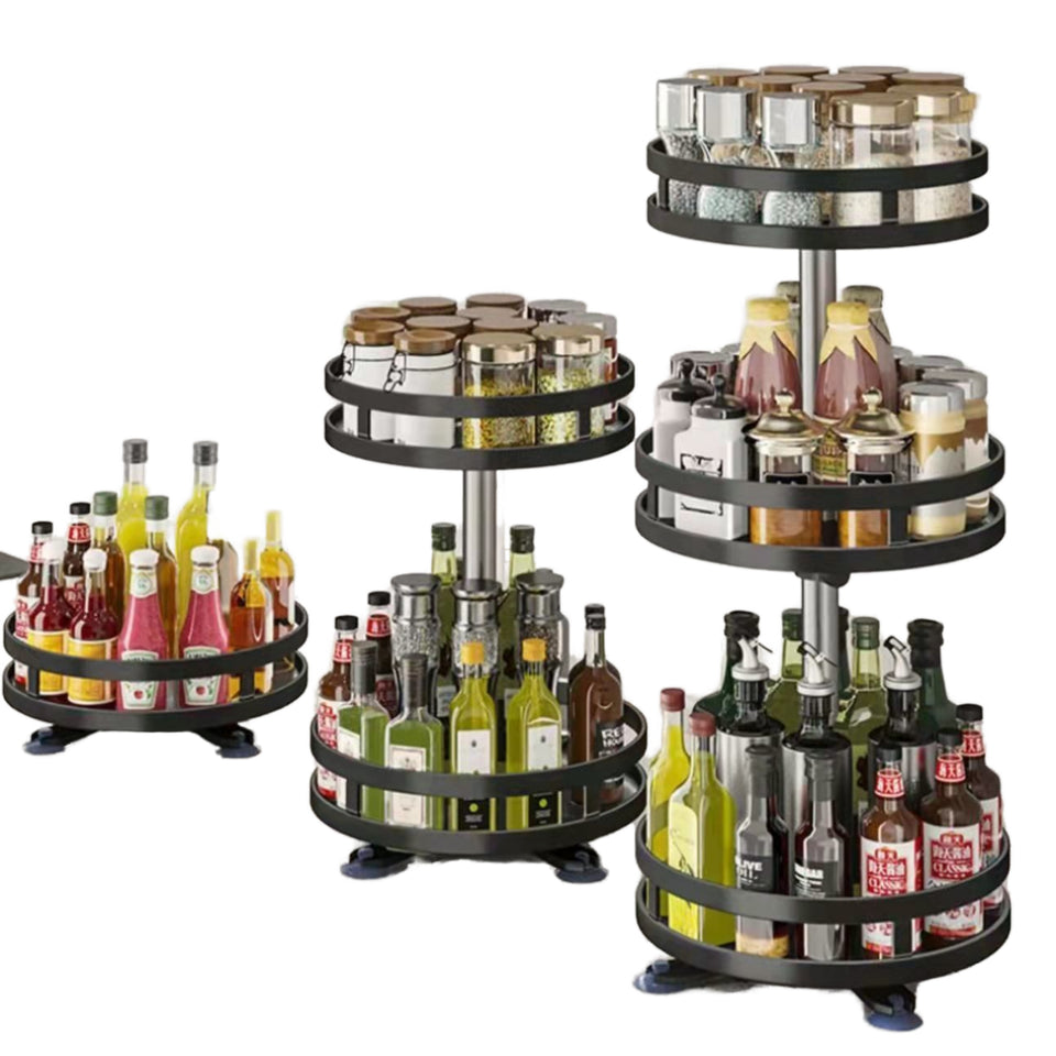 Rotating Kitchen Spice Rack and Organizer