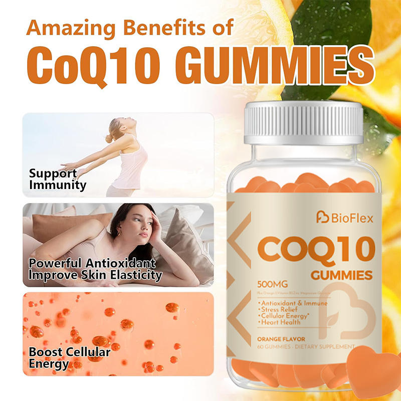 OEM Private Label HALAL CoQ10 Gummies - Antioxidant & Anti-Aging Supplement