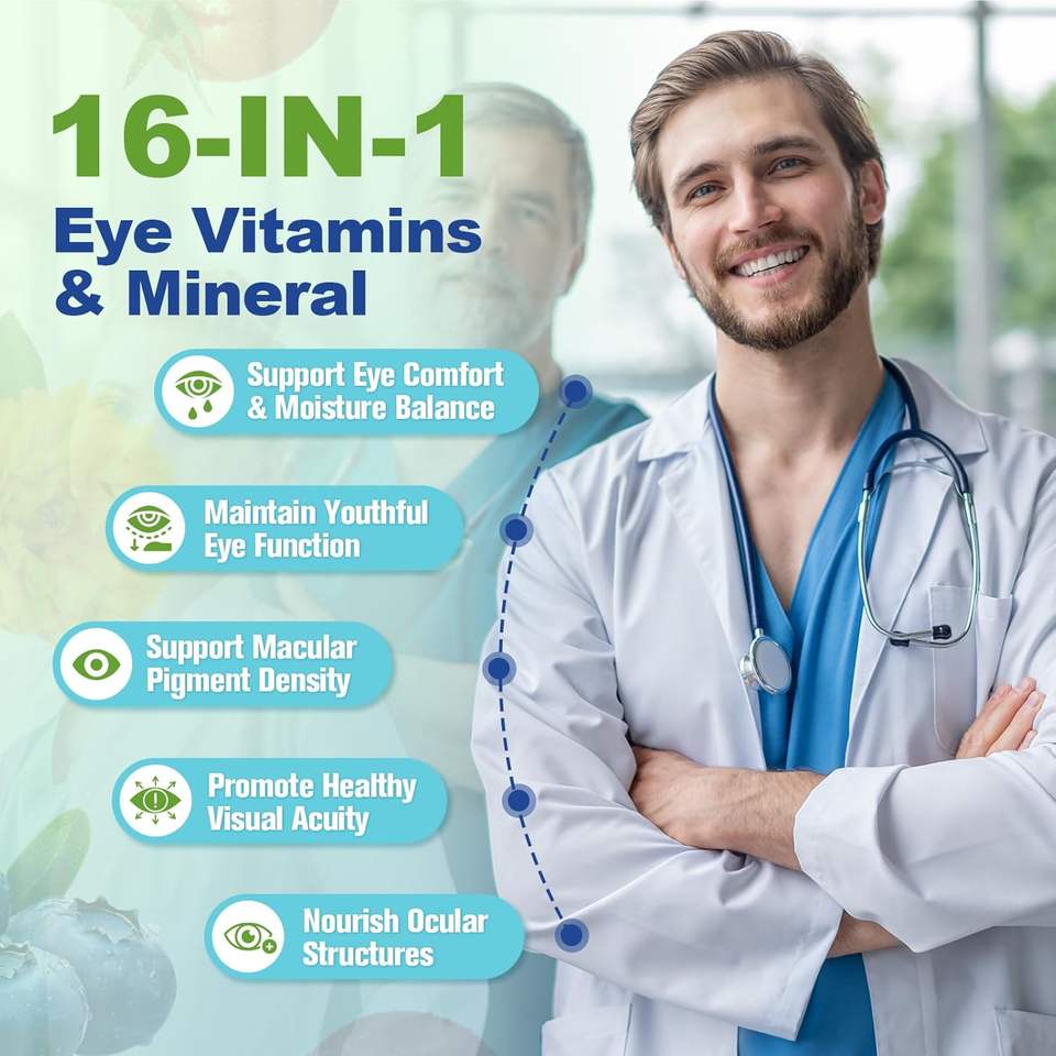 BioFlex ISO Certified Natural Lutein-Zeaxanthin Capsules for Eye Health