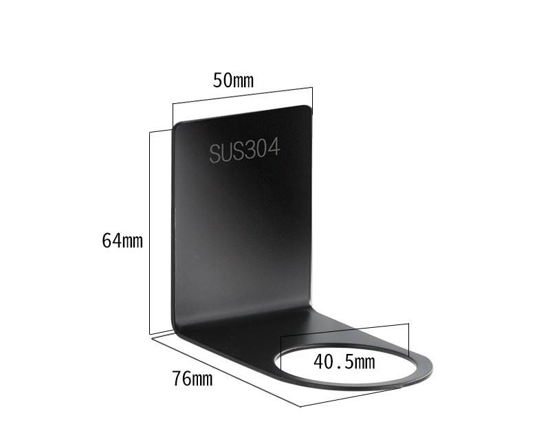 Stainless Steel Drill-Free Wall Mounted Shampoo Bottle Dispenser Holder/Hanging Shampoo Bottle Rack/Toothbrush Holder