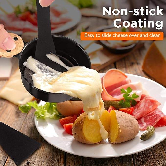 Mini Cheese Melting Set with Non-Stick Cheese Mold and Tealight Holder