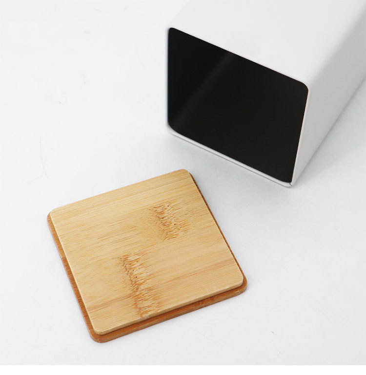 Metal Tea, Coffee, and Sugar Canister Set - Kitchen Countertop Organizer