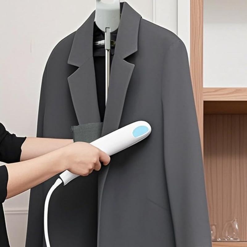 Adjustable Floor-Mounted Clothes Hanger with Vertical Design for Easy Ironing