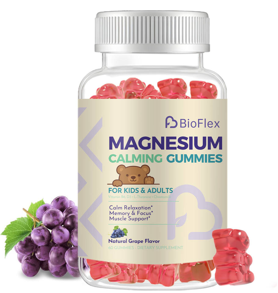 Natural Sleep Gummies with Vitamin B6 & D3, L-Theanine, Magnesium Glycinate