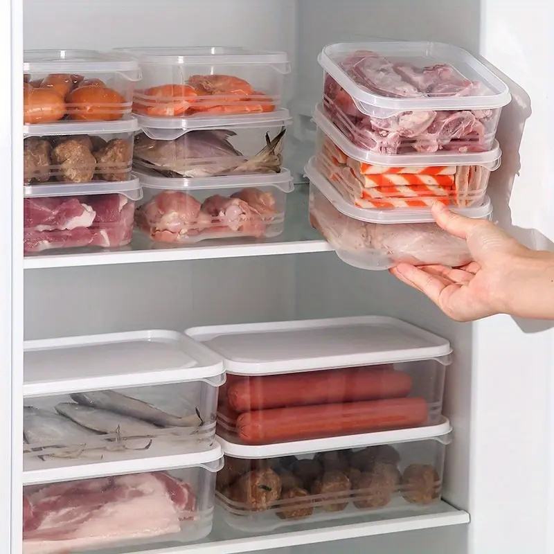 Refrigerator Organizer Set - Meat Freezer, Fruit & Vegetable Crisper, Dumpling Garlic Onion Storage Boxes
