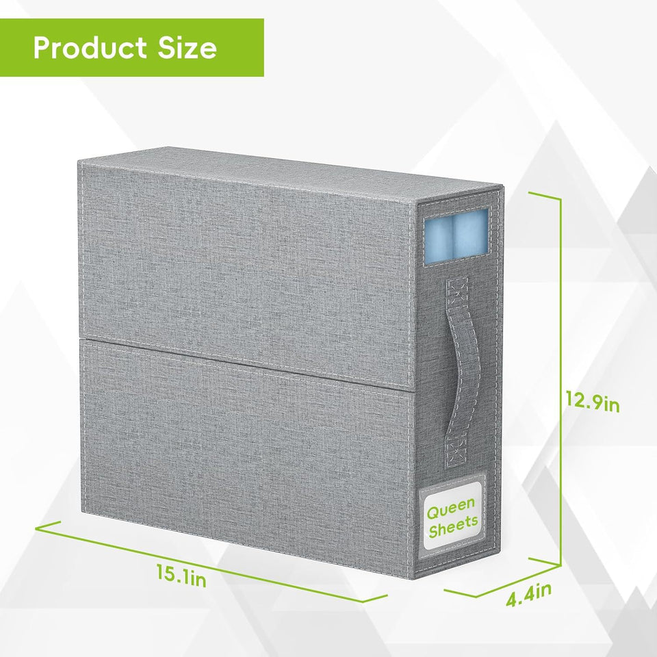 Modern Square Dustproof Oxford Fabric Storage Box with Lid