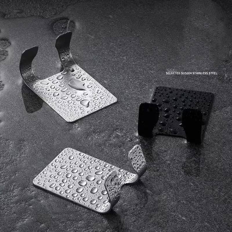 Modern Stainless Steel Self-Adhesive Wall Hooks