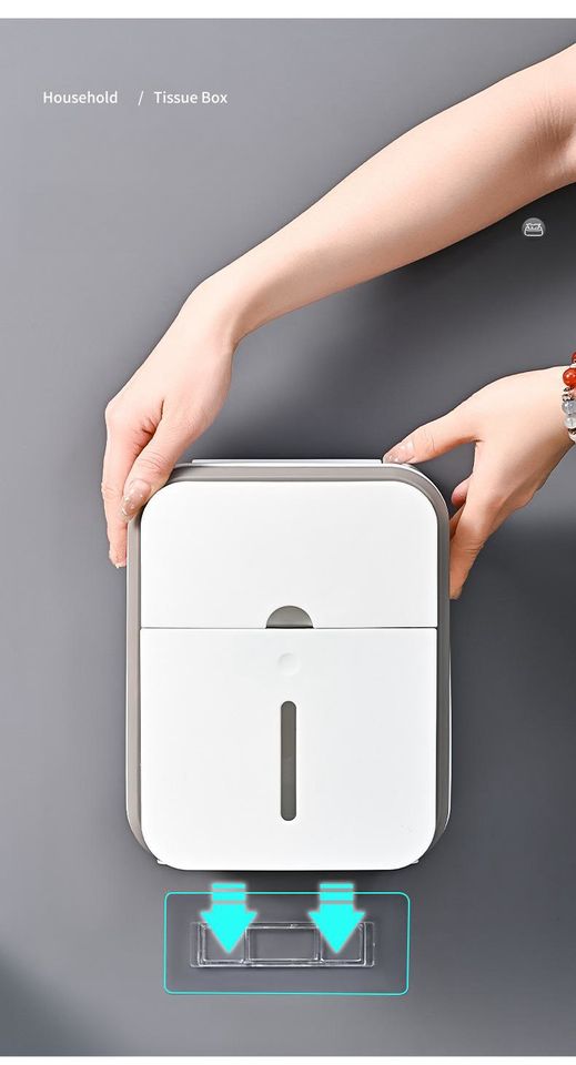 Modern Wall-Mounted Toilet Paper Box