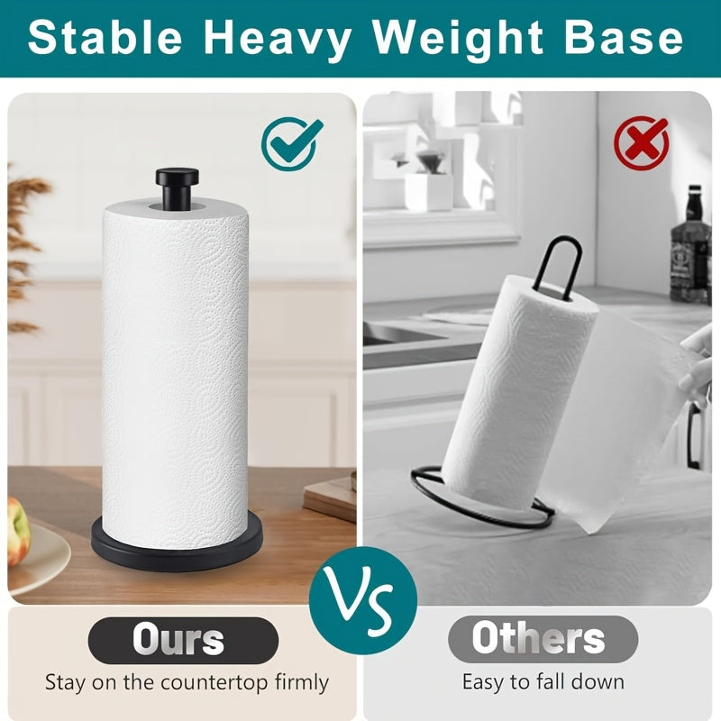 Premium Freestanding Metal Paper Roll Holder Bestseller Stainless Steel Kitchen and Toilet Paper Roll Holder Storage Rack