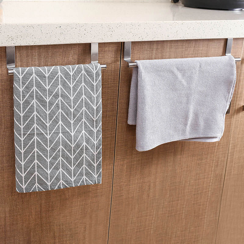 Kitchen Paper Towel Holder Stainless Steel Towel Rack Bathroom Shelf