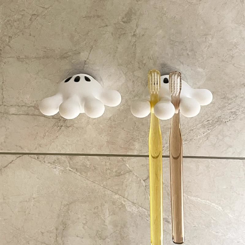 Cute Toothbrush Holder with Multifunctional Design for Bathroom