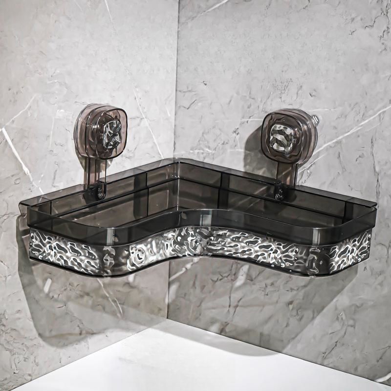 Bathroom Shelves Bathroom Storage Organizer for Home Drill-Free Wall-Mounted Tripod Storage Rack Corner Shelf