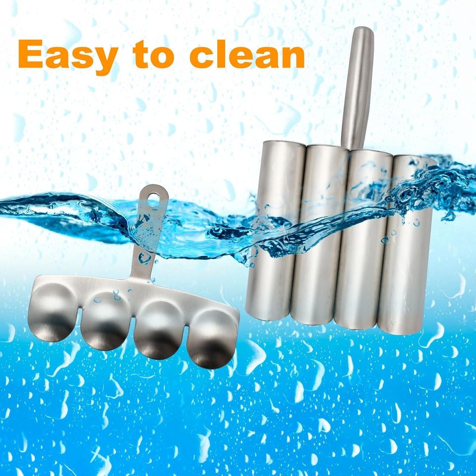 304 Stainless Steel Manual Meatball Maker Kitchen Tool for Fried Fish and Shrimp Durable Shape