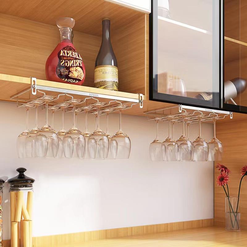 Metal Wall-Mounted Wine Rack