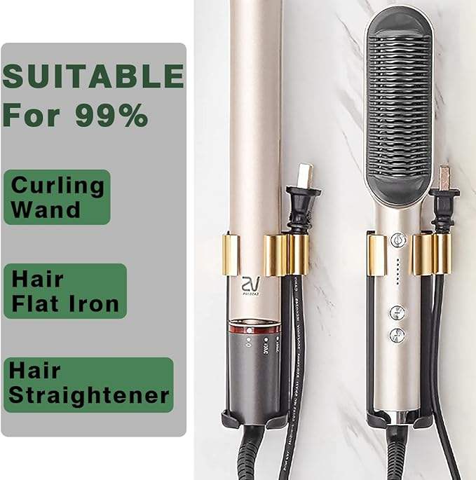 Aluminum Bathroom Electric Hair Comb Holder Shelf