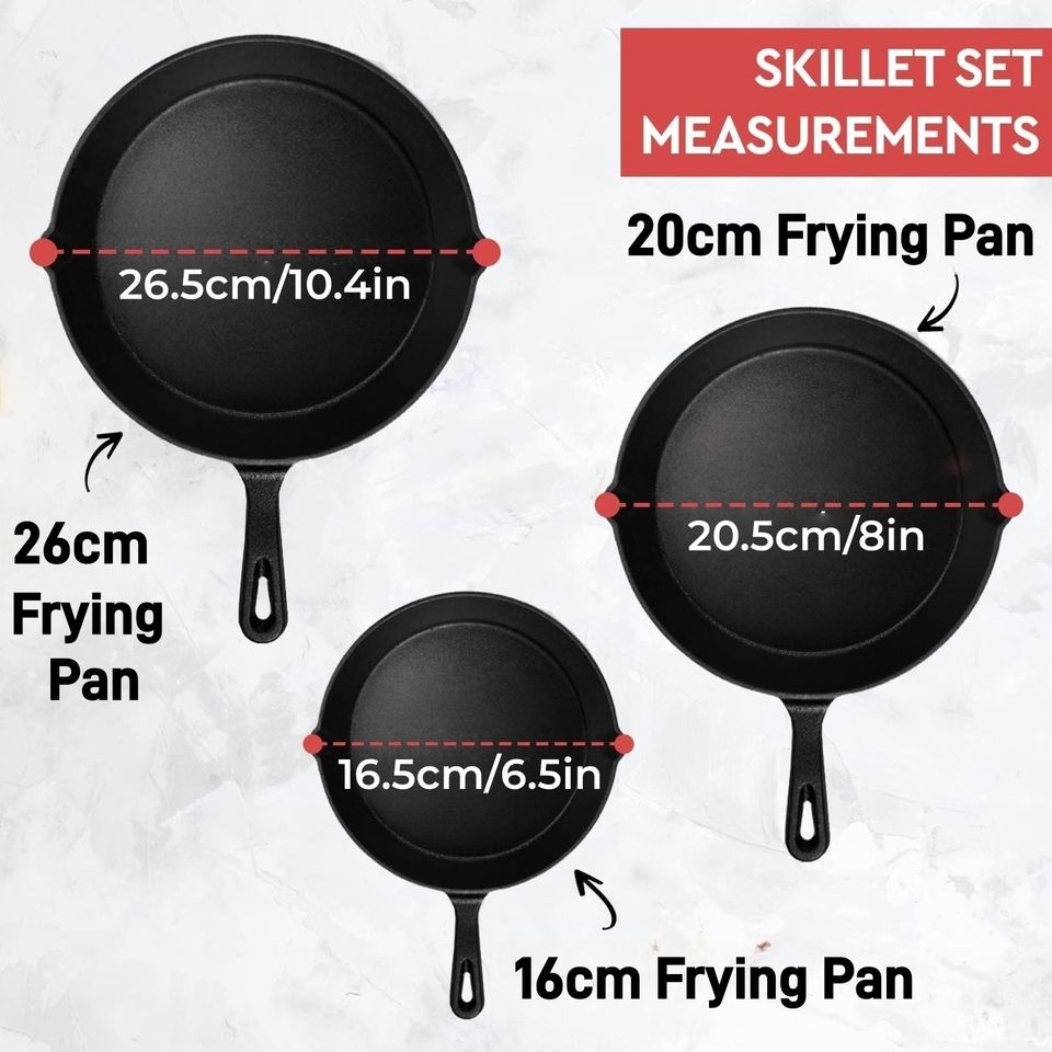 Cast Iron Mini Omelette Breakfast Pan Small Kitchen Cookware Pancake Steak Egg Roasting Modern Durable Environmentally Friendly Gas