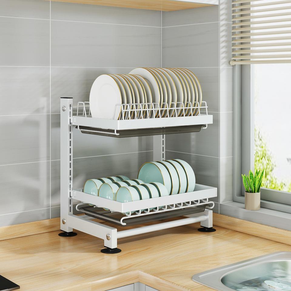 Kitchen Dish Storage Rack