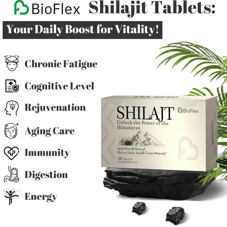 Private Label Natural Himalaya Shilajit Extract Tablets