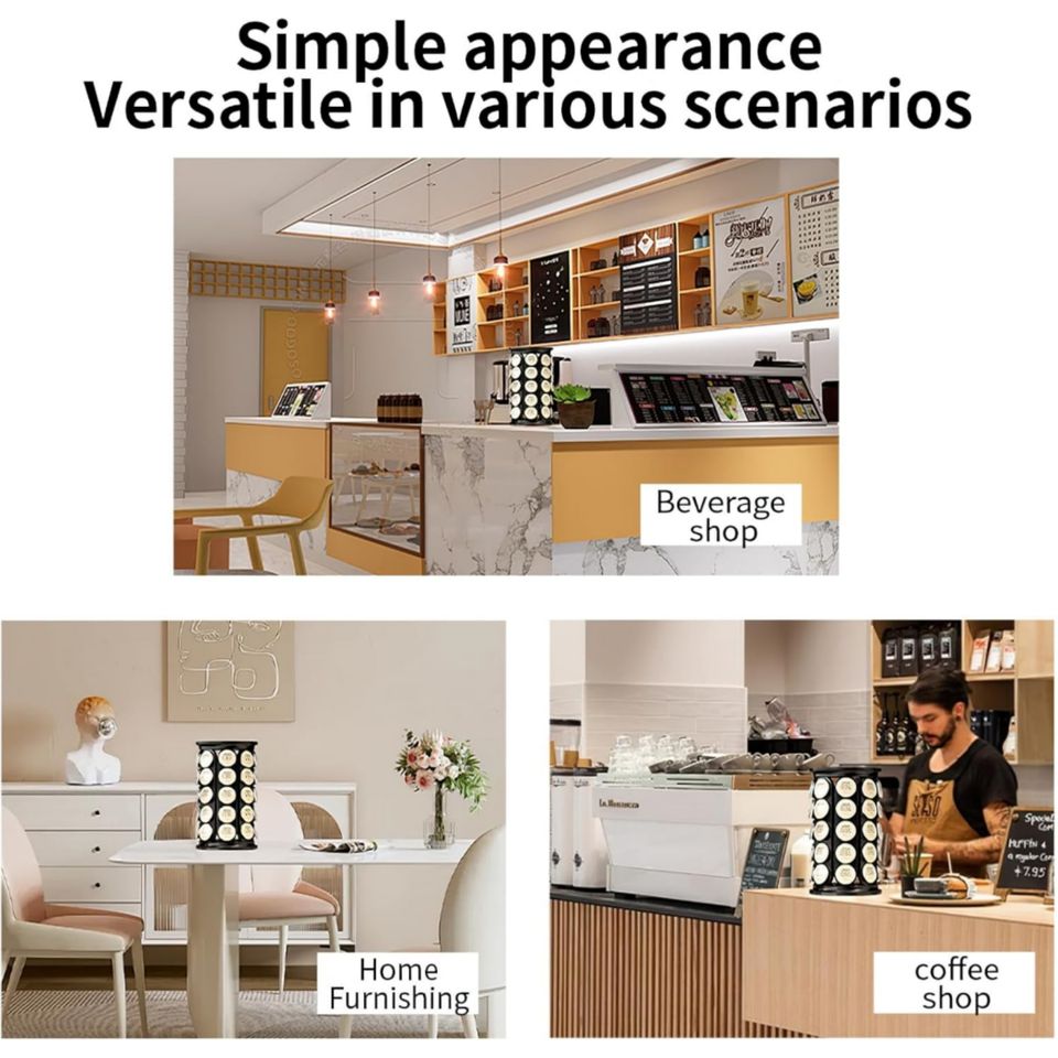 Rotating Coffee Capsule Organizer