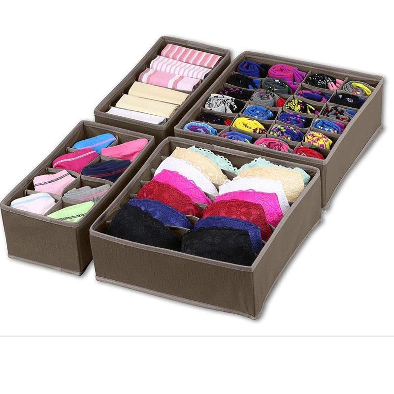 Drawer Divider Set for Household Wardrobe Organizer