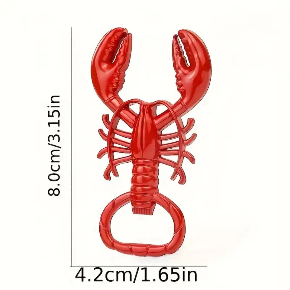 Exquisite Beer Opener Creative Metal Corkscrew Lobster Bottle Opener