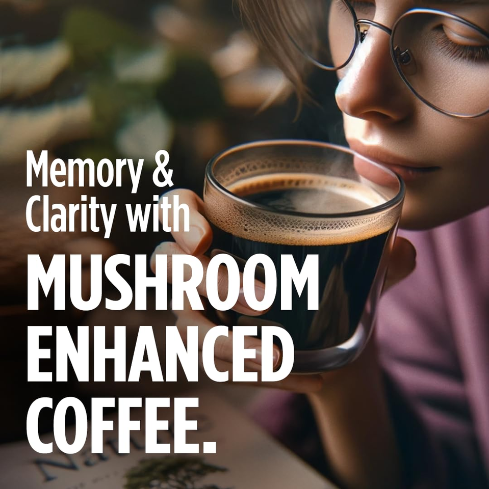 BioFlex Arabica Mushroom Instant Coffee Capsules for Antioxidants