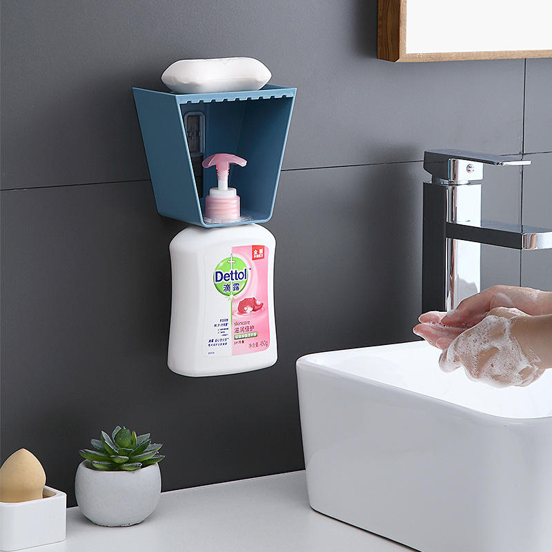 Shampoo Gel Bottle Rack Wall Mount Holder Liquid Soap Shower Caddy for Bathroom Hotel Kitchen