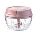 Creative Plastic Mini Food Chopper - Quality Manual Vegetable Garlic Ginger Press Tool