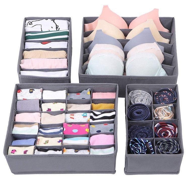 Drawer Divider Set for Household Wardrobe Organizer