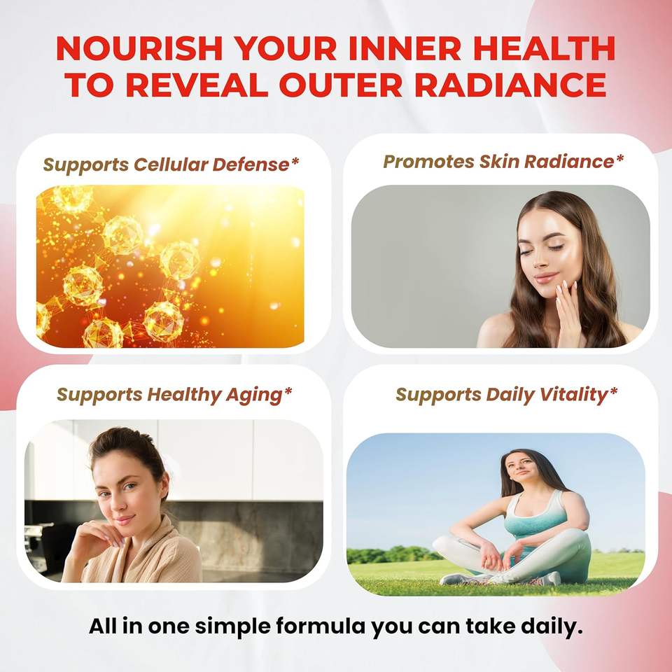 Skin Brightening 7-in-1 Collagen and Glutathione with Vitamin C Capsules