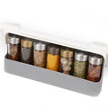 Rotating Wall-Mounted Spice Rack with Spice Jars and Stand