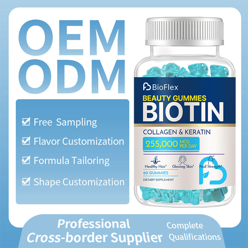 Biotin Collagen Keratin Gummies for Hair Growth, Vitamins for Hair, Skin, and Nails
