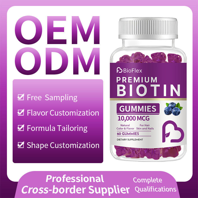 Biotin Collagen Keratin Gummy Bears Hair Growth Accelerator Vitamins