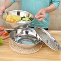 Multifunctional Stainless Steel Vegetable and Fruit Sieve, Net Cutter, Rice Washer