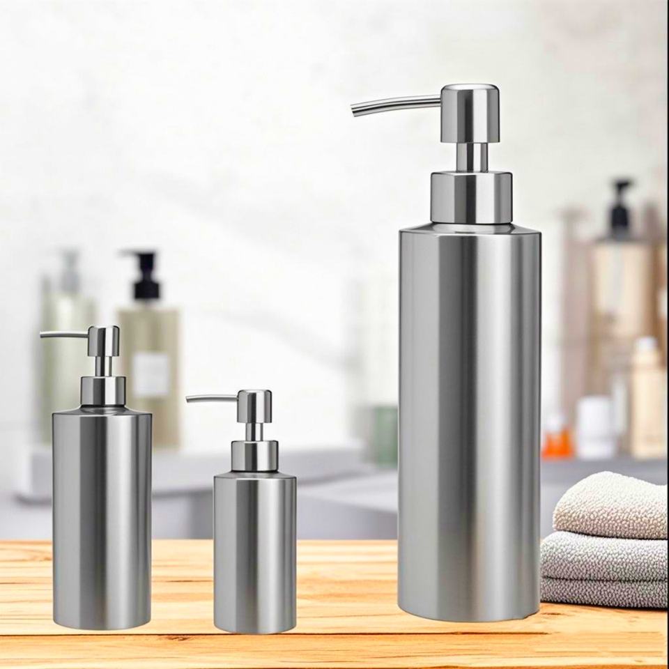Stainless Steel Foam Liquid Soap Dispenser for Home and Hotel