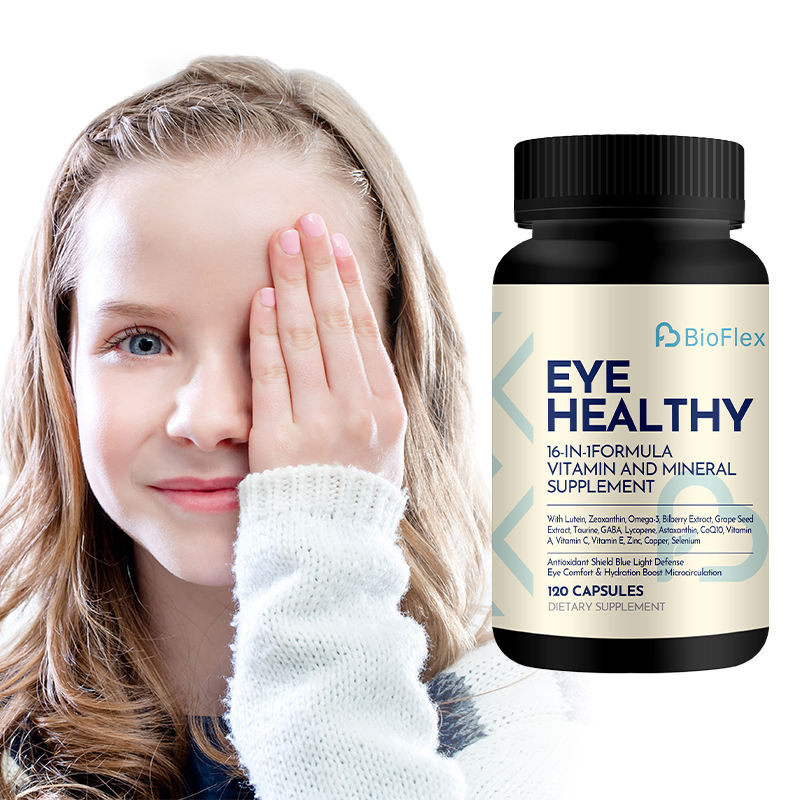 BioFlex ISO Certified Natural Lutein-Zeaxanthin Capsules for Eye Health