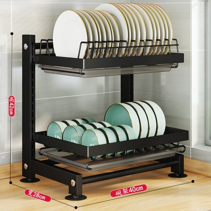 Kitchen Dish Storage Rack