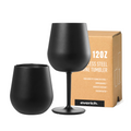 Everich Stainless Steel Stemmed Wine Cup with Color Options and Gift Box