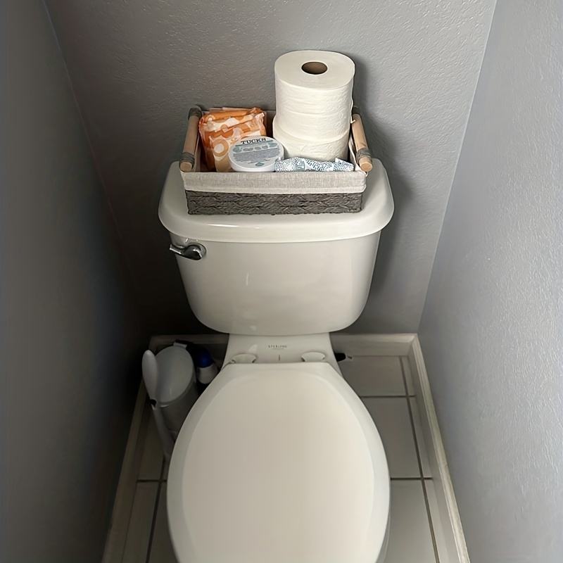 Household Storage Basket Set for Bathroom and Living Room Organization and Decoration