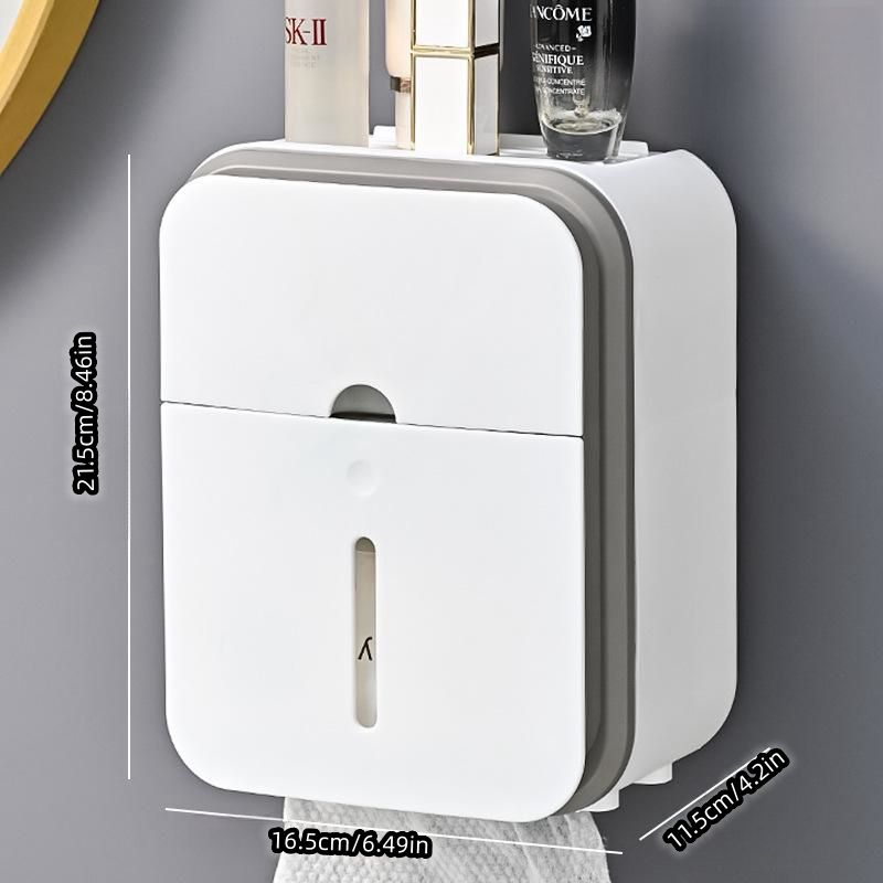 Modern Wall-Mounted Toilet Paper Box