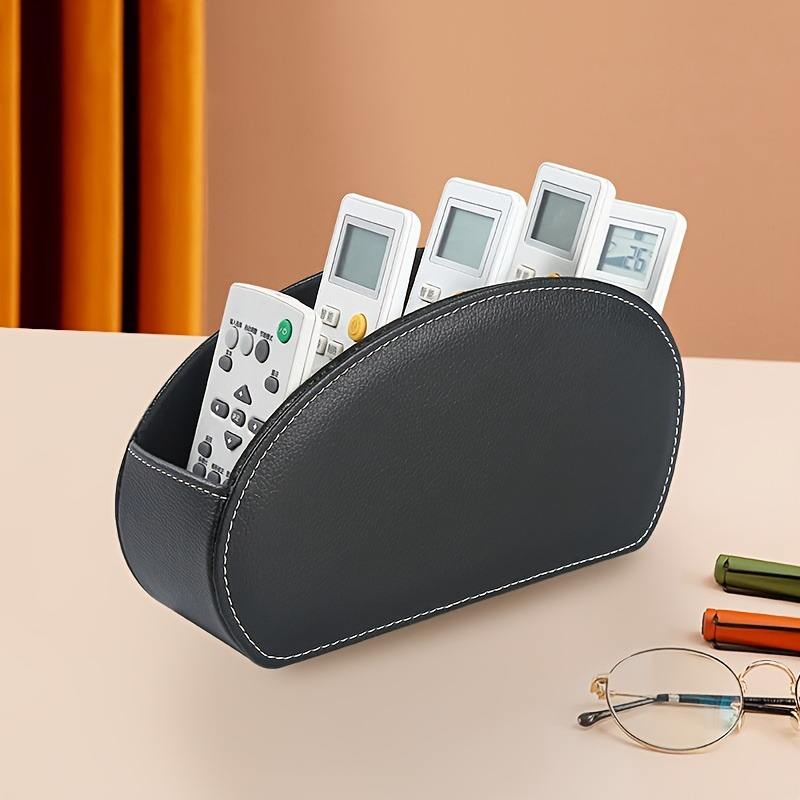 Multifunctional Remote Control Holder with 5 Compartments