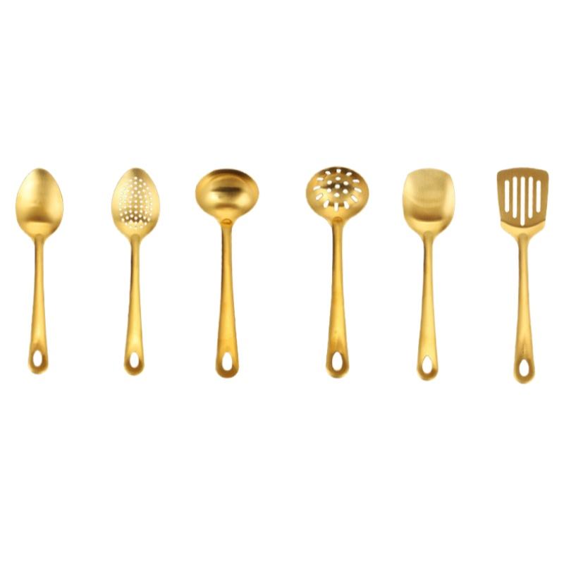 Stainless Steel 6-Piece Kitchen Utensil Set, Kitchen Spatula Set, Essential Kitchen Tools & Accessories