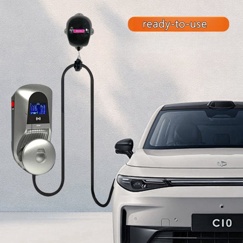 Automatic Electric Vehicle Charging Cable Retractor