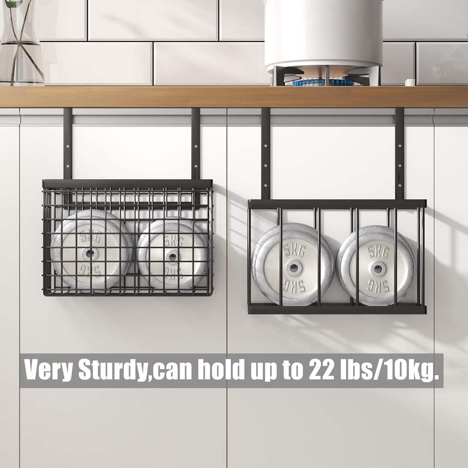 Over-the-Door Storage Rack with Towel Holder