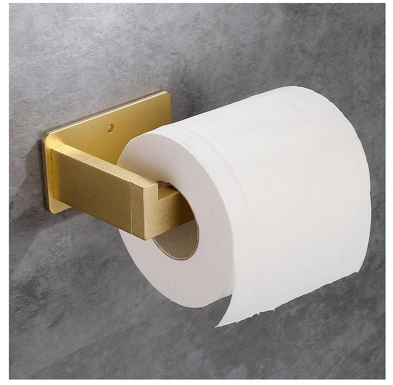 European Style Metal Toilet Paper Holder with Wall Mount Design