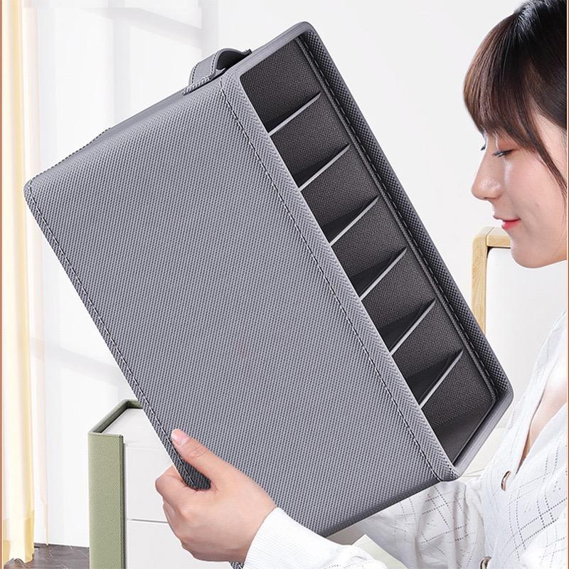 Drawer Organizer with Handles for Clothing Storage