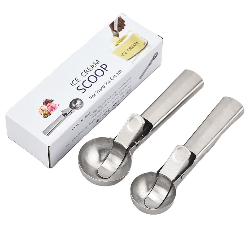 Stainless Steel Ice Cream Scoop with Trigger Release