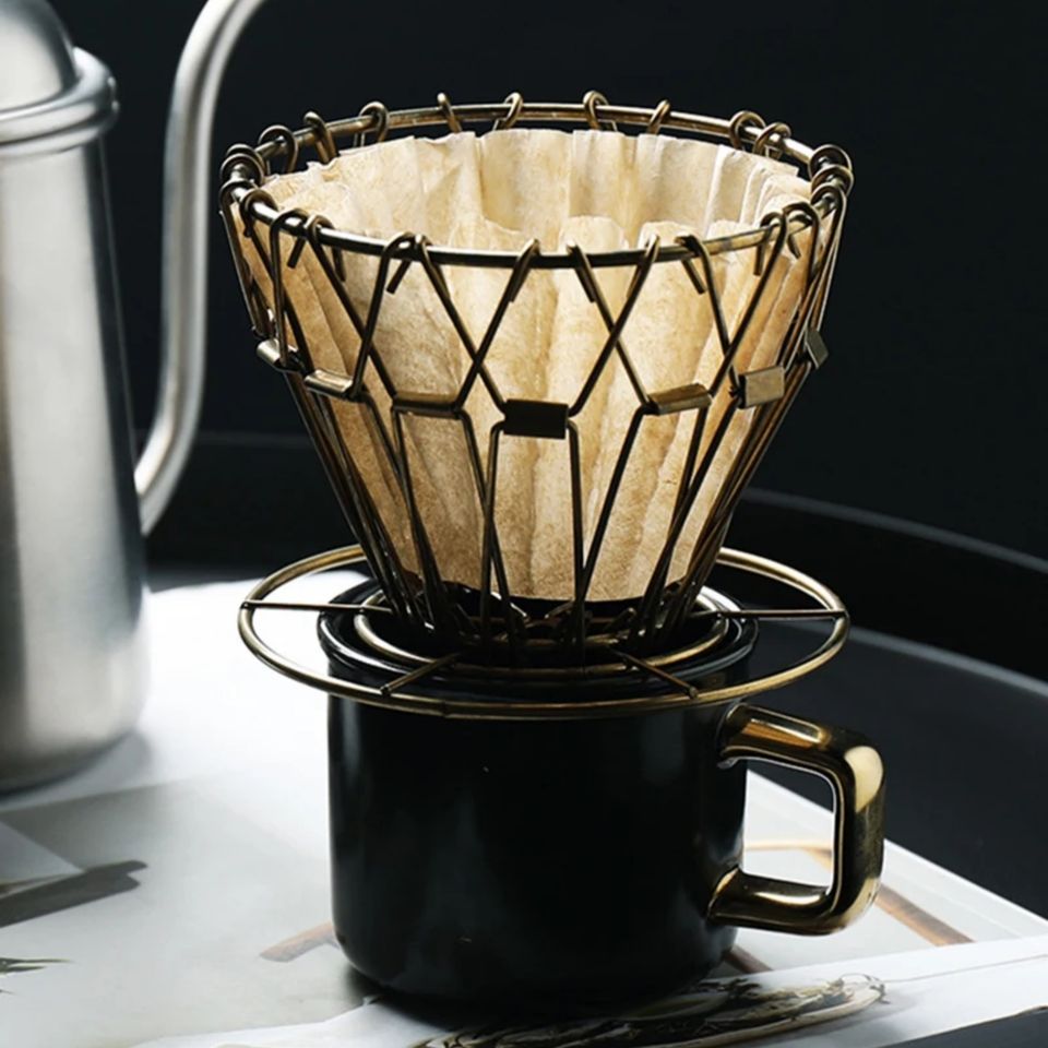 Portable Stainless Steel Coffee Drip Holder