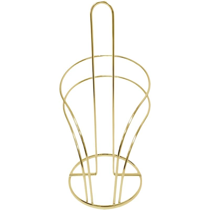 Countertop Tissue Holder with Vertical Metal Mesh Frame for Kitchen, Bathroom, Toilet, or Dining Areas